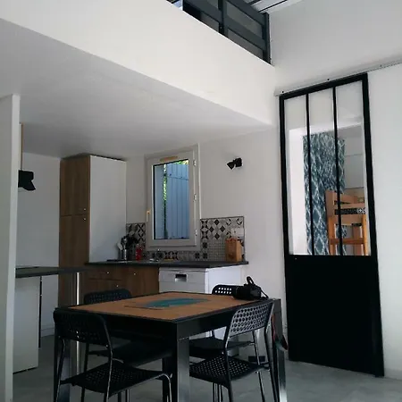 Petit Loft T2 Bis Mezzanine Avec Jardin Et Piscine * Vic-la-Gardiole